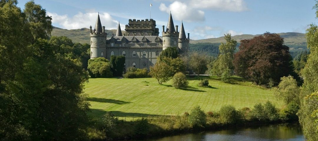 Inveraray Castle, by Loch Fyne in Argyll