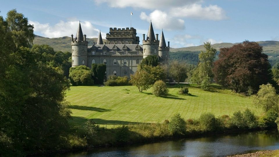 Inveraray Castle, by Loch Fyne in Argyll