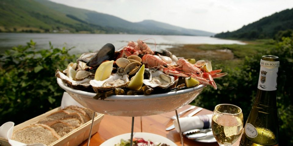 Argyll seafood at Loch Fyne