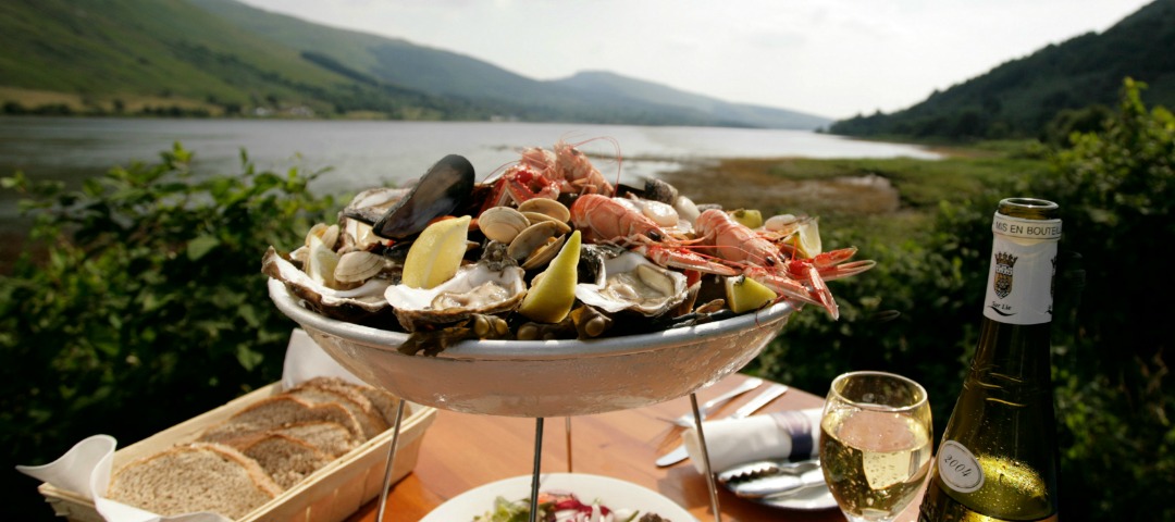 Argyll seafood at Loch Fyne