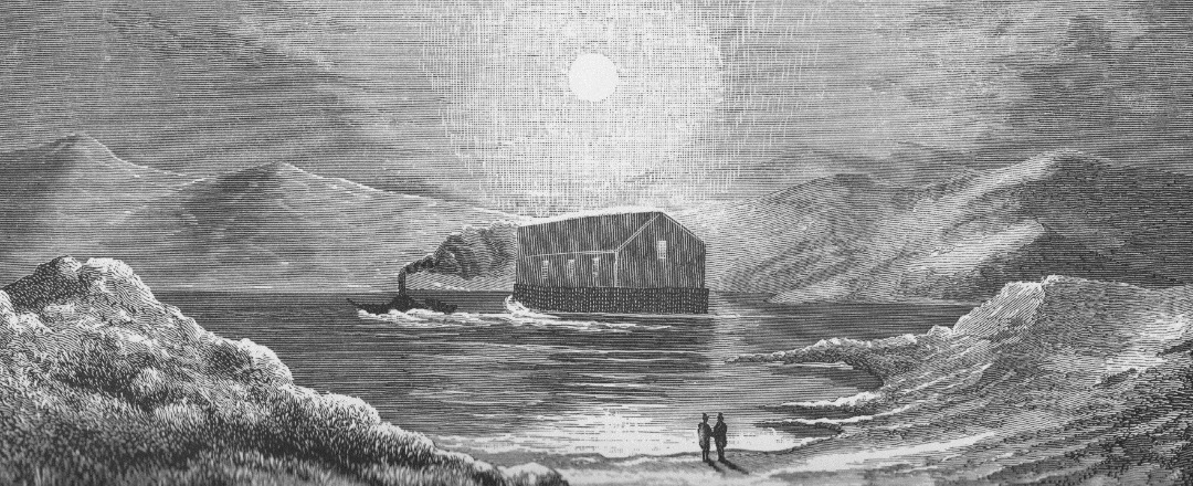 floating tabernacle church on loch sunart 1842