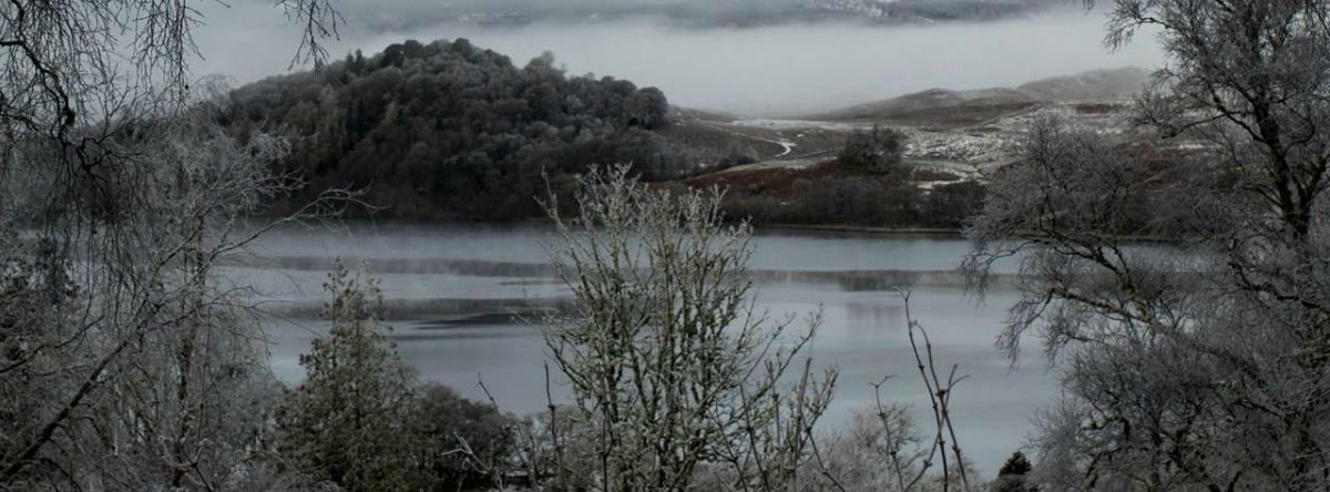 loch awe, argyll. taychreggan, winter break