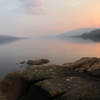 Loch Fyne on a misty morning