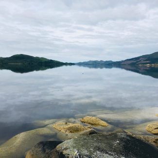 Even on a cloudy day Loch Fyne has a very special majesty and tranquility